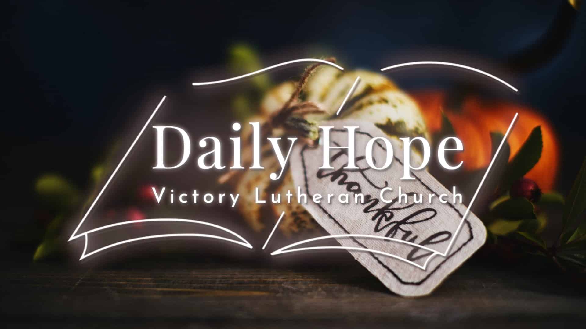 Daily Hope Nov 27