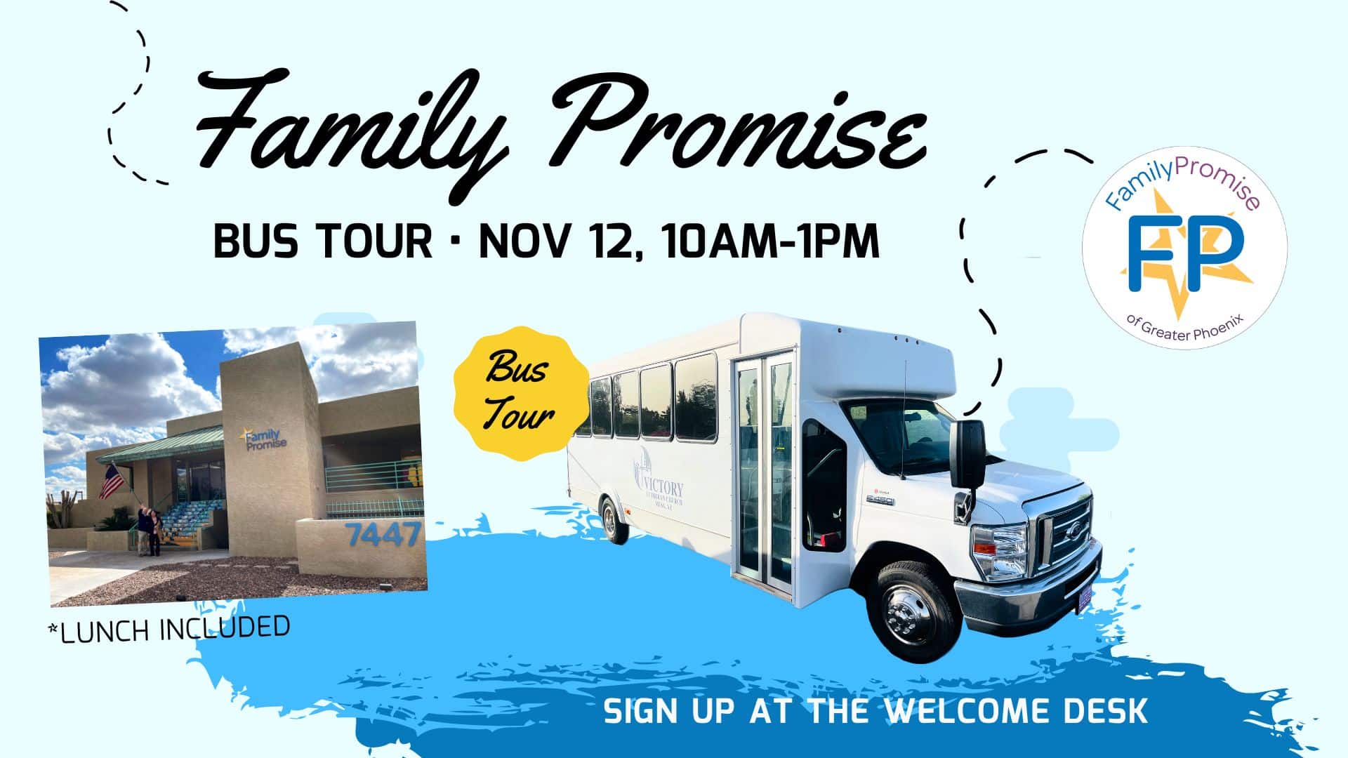 Family Promise Bus Tour slide