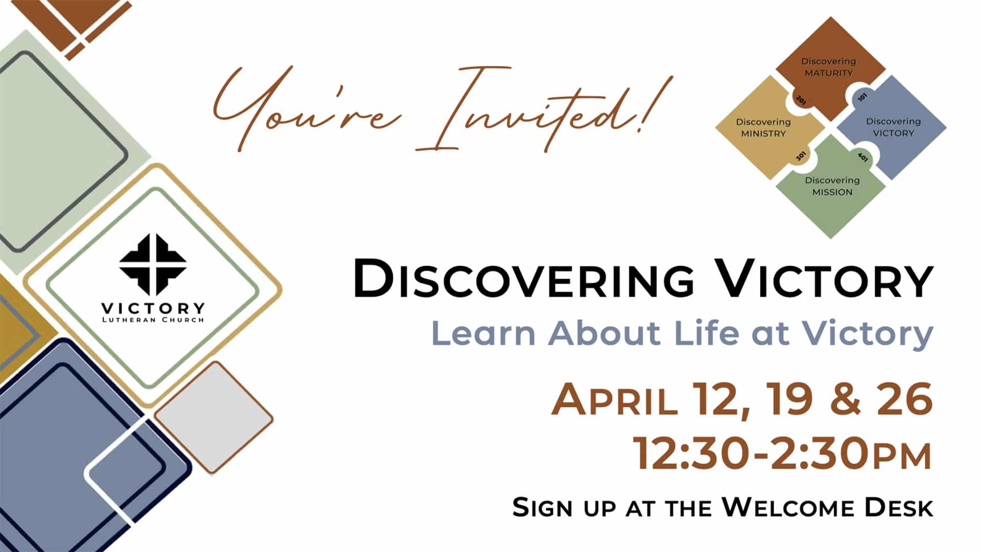 Discovering Victory April 2026